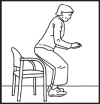 Sit to stand test for elderly